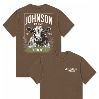 CATTLE FARM CUSTOM SHIRT BACK PRINT C21