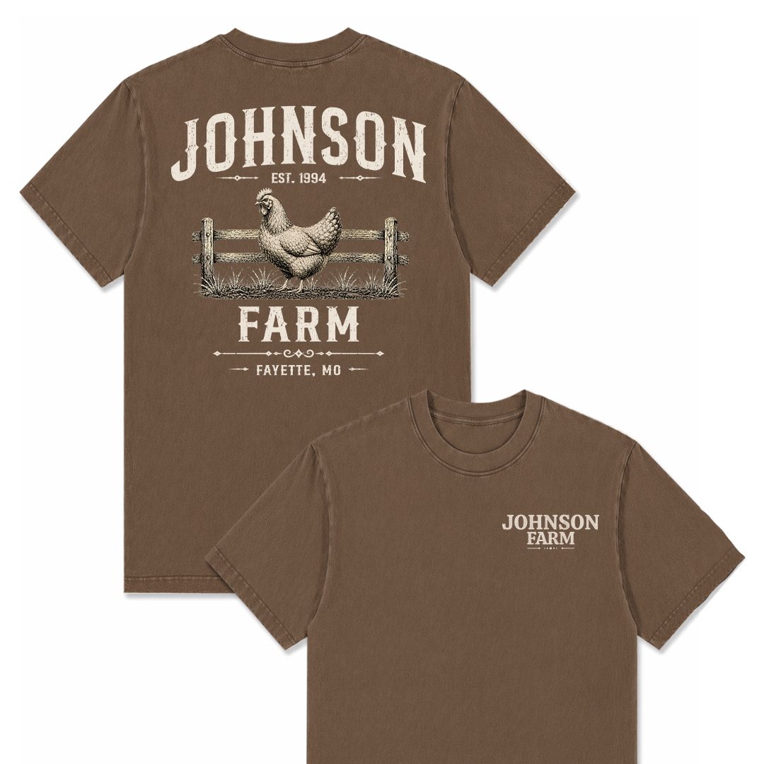 POULTY FARM CUSTOM SHIRT BACK PRINT P19