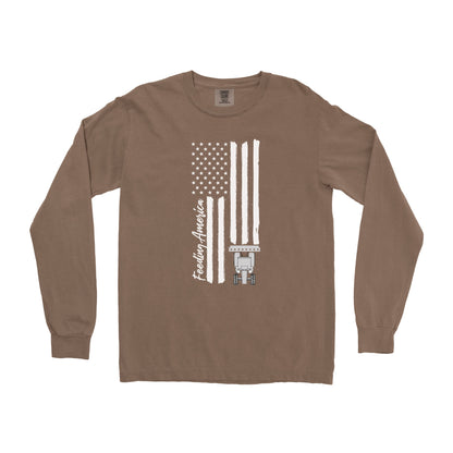 FARM AMERICAN FLAG LONG SLEEVE SHIRT