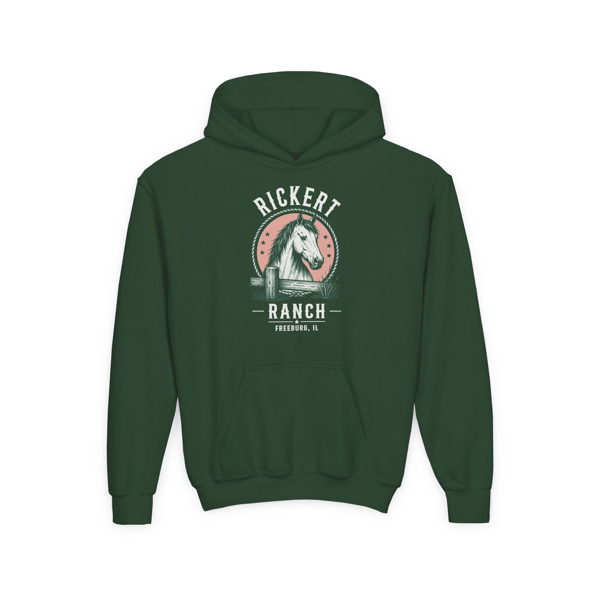 HORSE RANCH CUSTOM YOUTH HOODIE H14