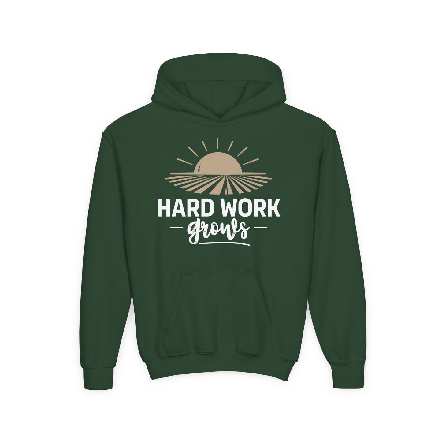 HARD WORK GROWS YOUTH HOODIE