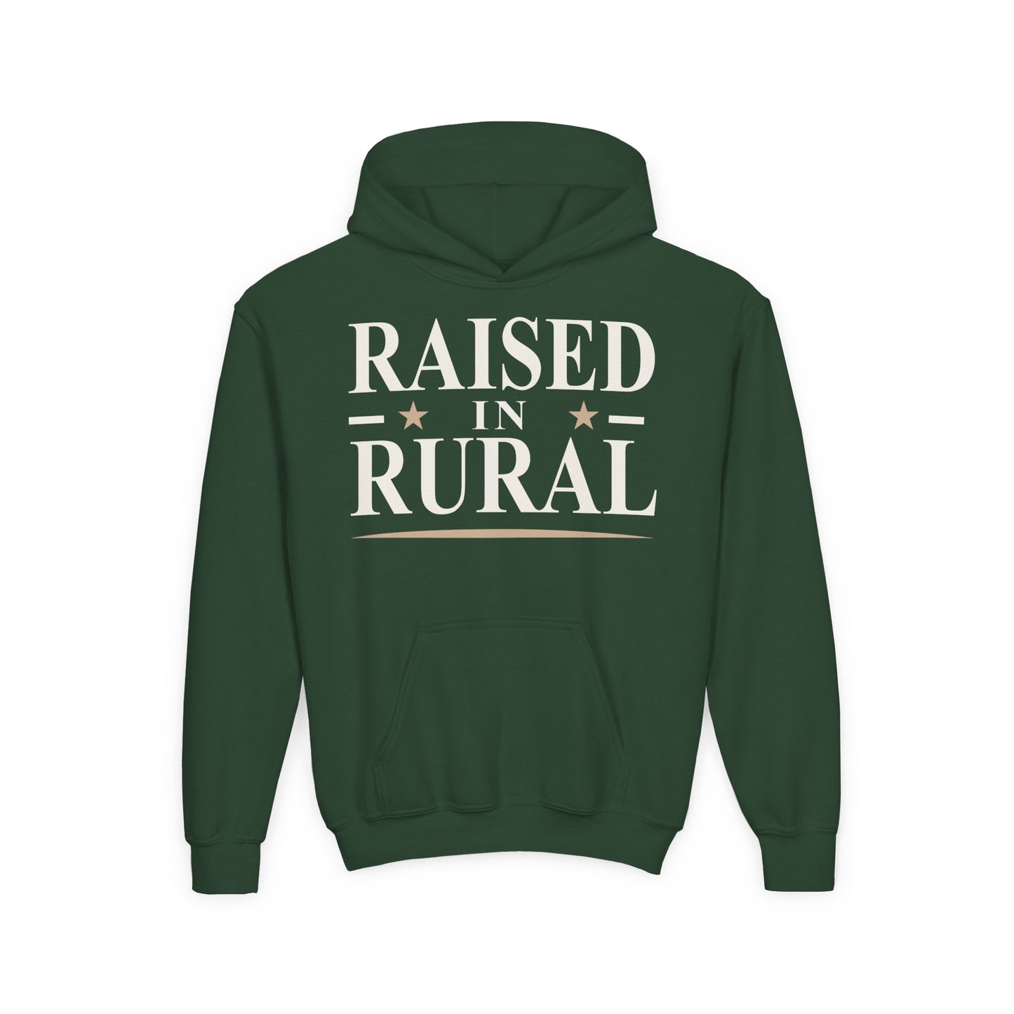 RAISED IN RURAL YOUTH HOODIE
