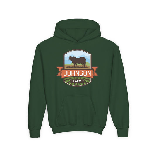 CATTLE FARM CUSTOM YOUTH HOODIE C1