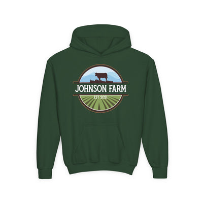 CATTLE FARM CUSTOM YOUTH HOODIE C4