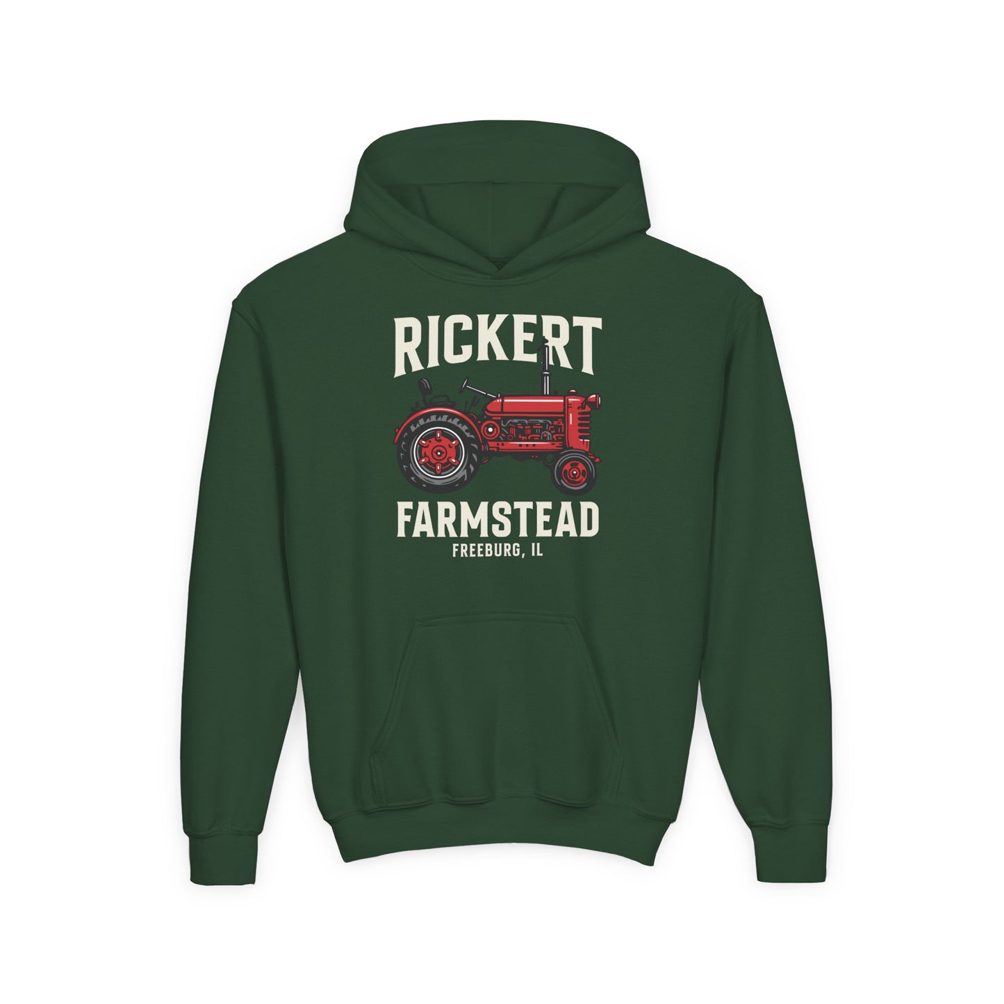 CUSTOM FARM TRACTOR YOUTH HOODIE F7