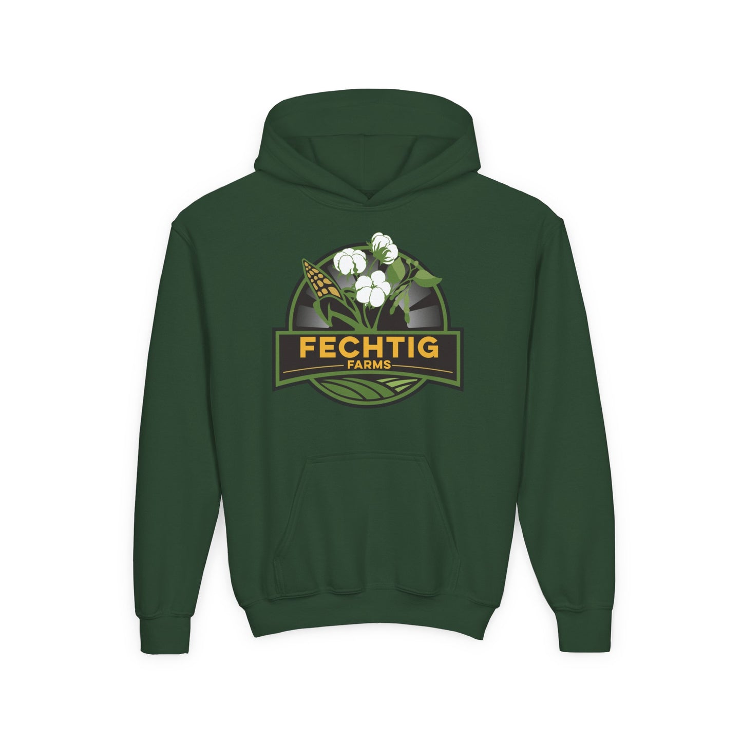 CORN COTTON SOYBEANS FARM CUSTOM YOUTH HOODIE J1