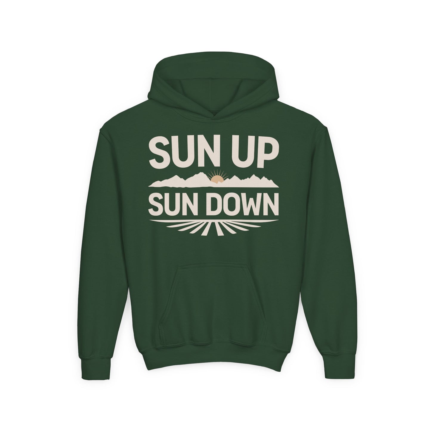 SUN UP SUN DOWN YOUTH HOODIE