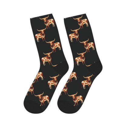 LONG HORN COW FARM SOCKS SL1