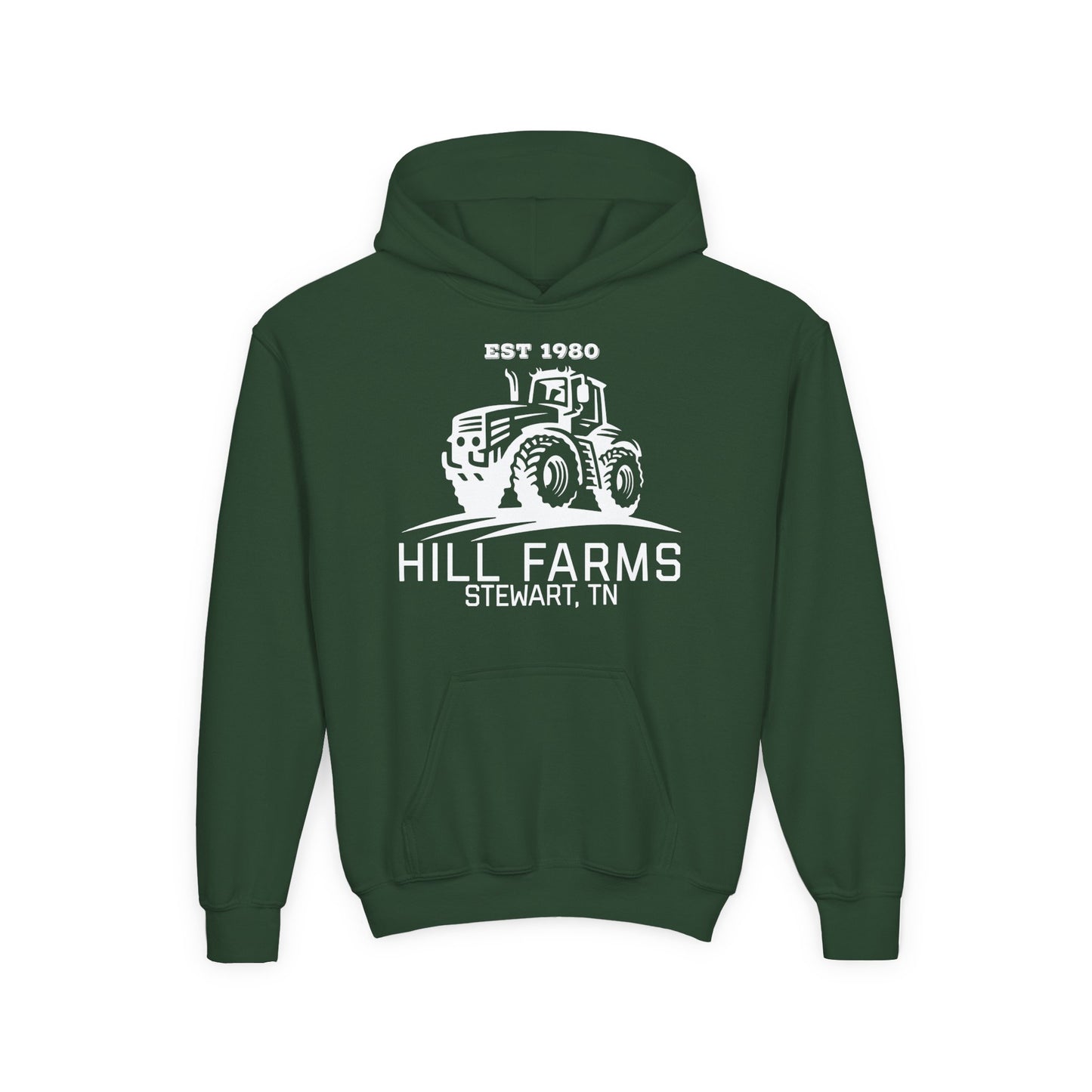 CUSTOM FARM TRACTOR YOUTH HOODIE F1