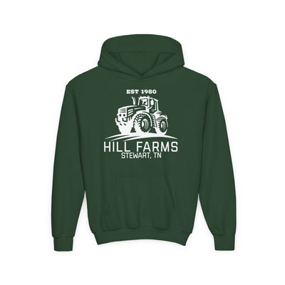 CUSTOM FARM TRACTOR YOUTH HOODIE F1