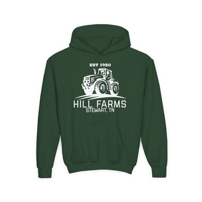 CUSTOM FARM TRACTOR YOUTH HOODIE F1