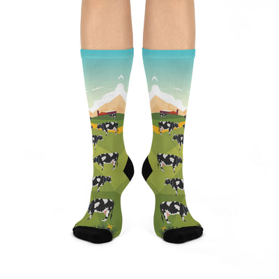DAIRY COW FARM SOCKS SD6