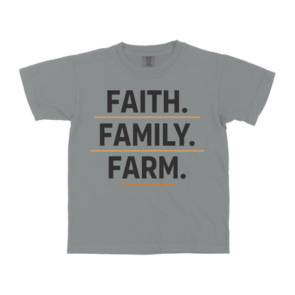 FAITH. FAMILY. FARM. YOUTH SHIRT