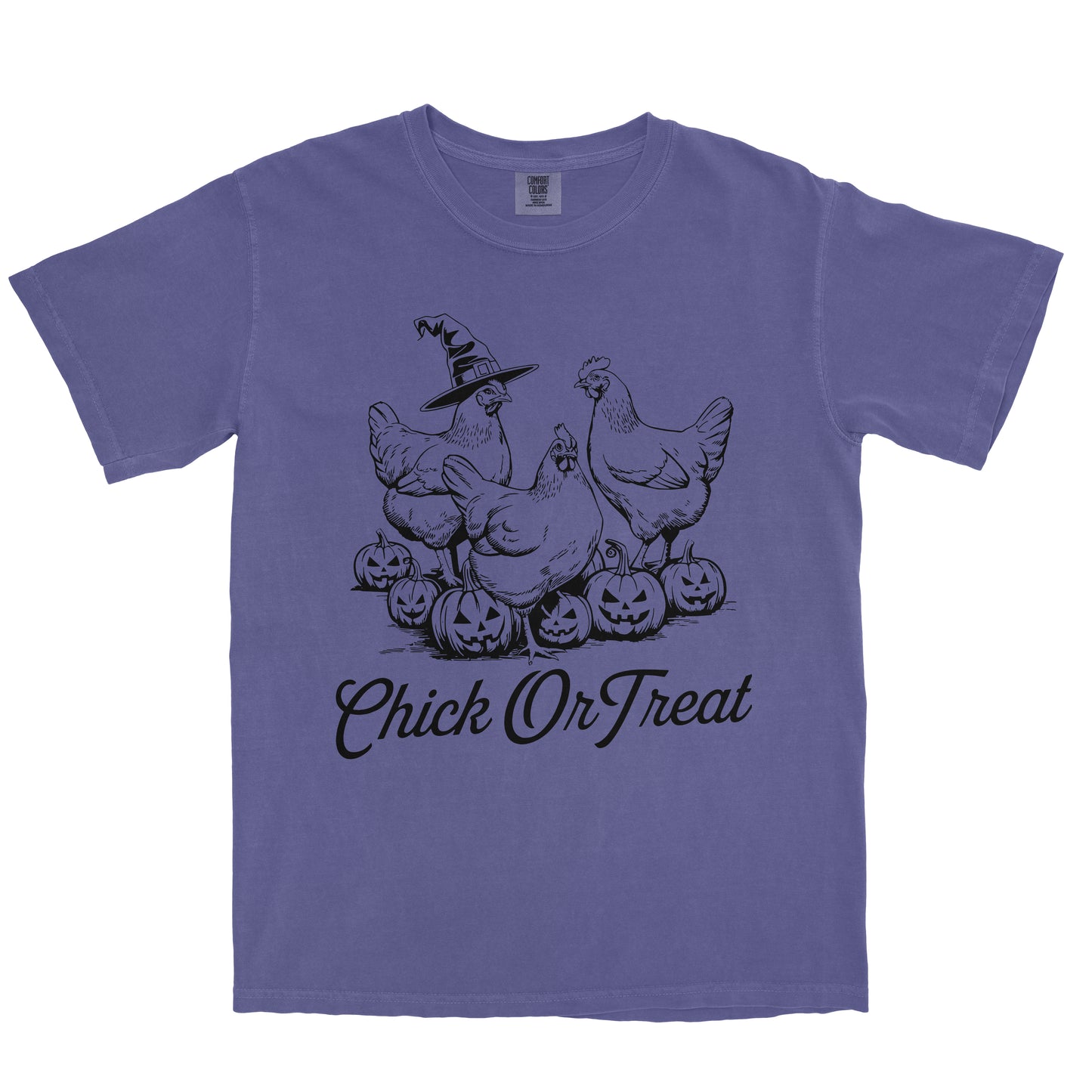 CHICK OR TREAT FARM HALLOWEEN SHIRT