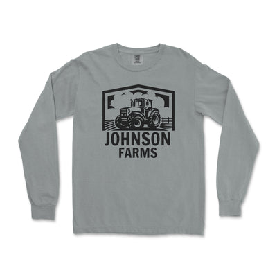 CUSTOM FARM TRACTOR LONG SLEEVE SHIRT F4