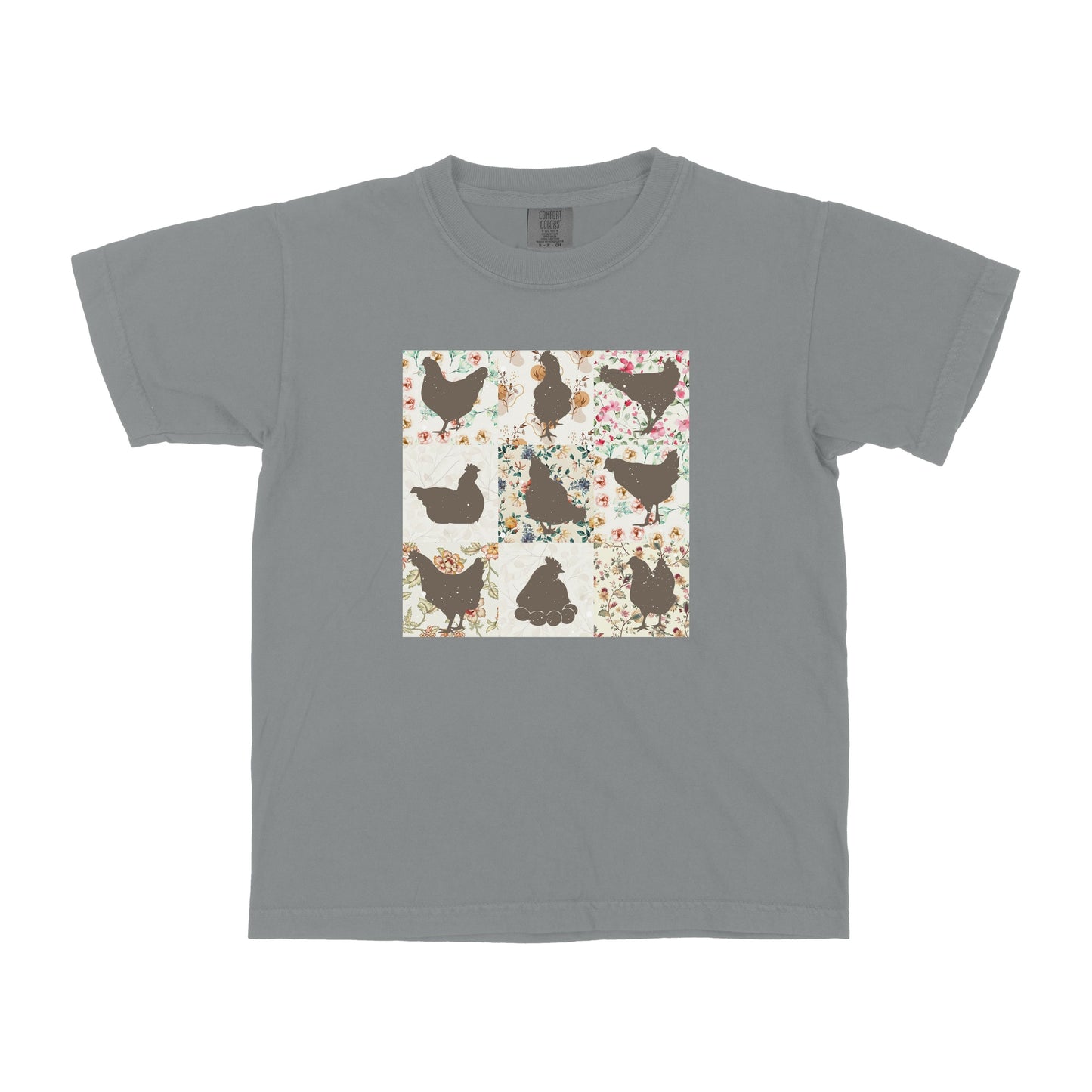 CHICKEN PATTERN YOUTH SHIRT