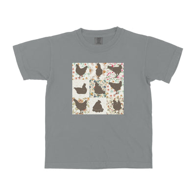 CHICKEN PATTERN YOUTH SHIRT