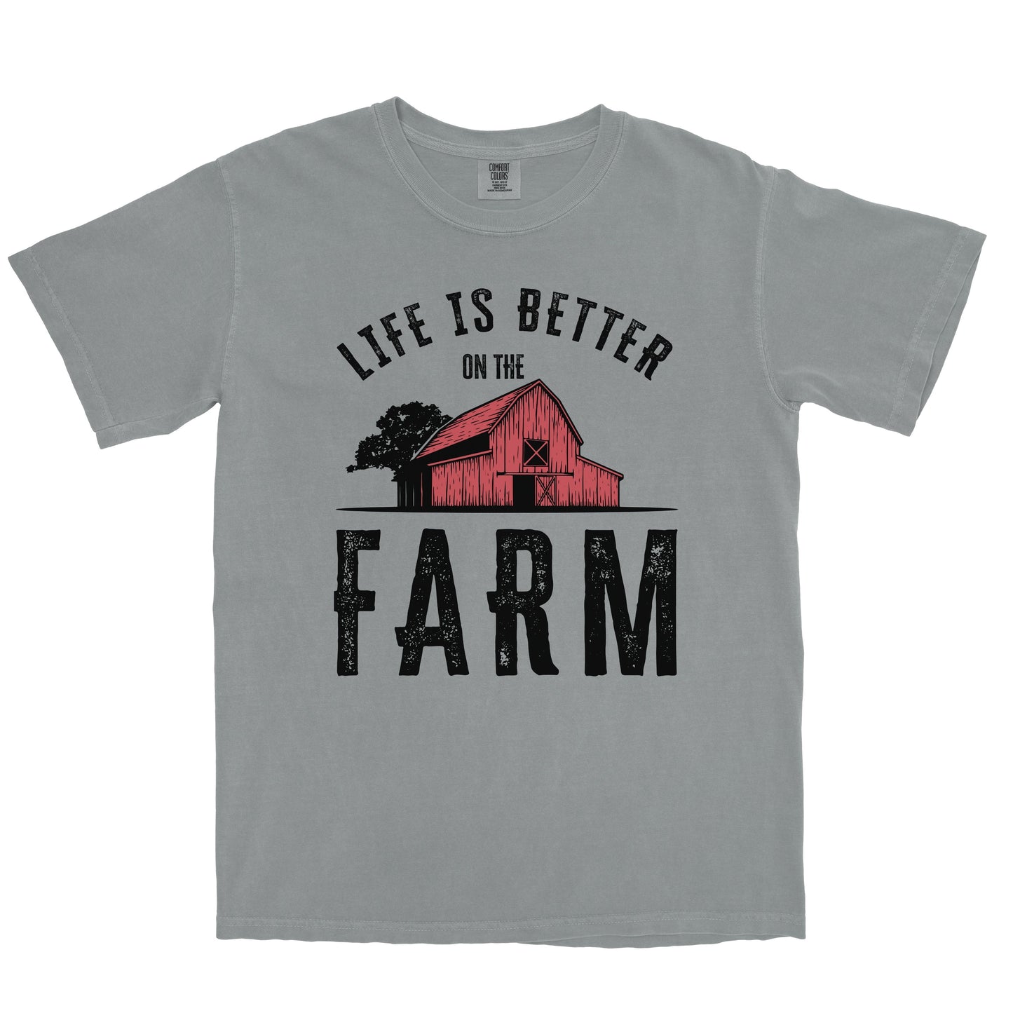 LIFE IS BETTER ON THE FARM RED BARN SHIRT