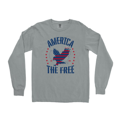 AMERICA THE FREE LONG SLEEVE SHIRT