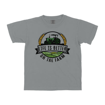 LIFE IS BETTER ON THE FARM YOUTH SHIRT