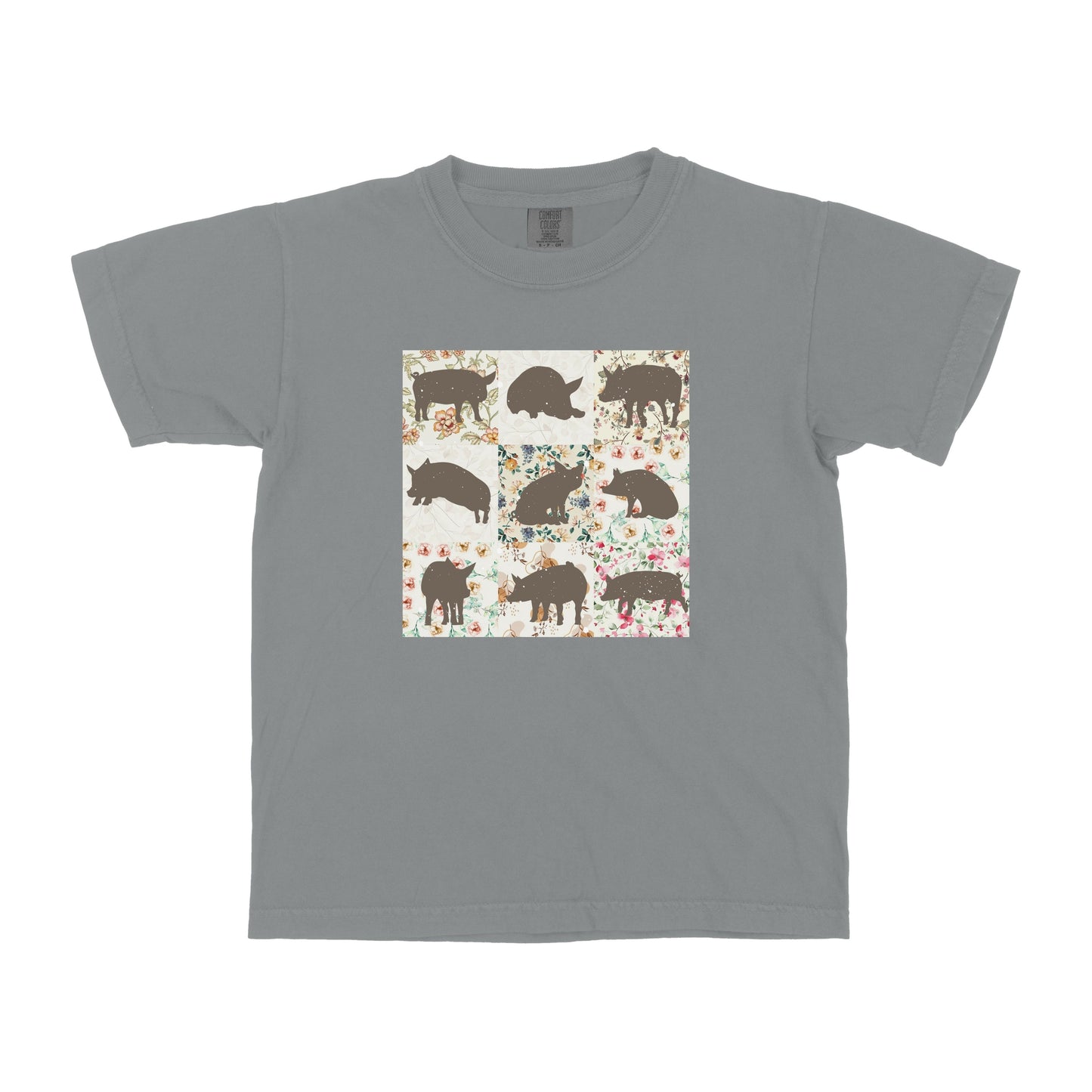 PIG PATTERN YOUTH SHIRT