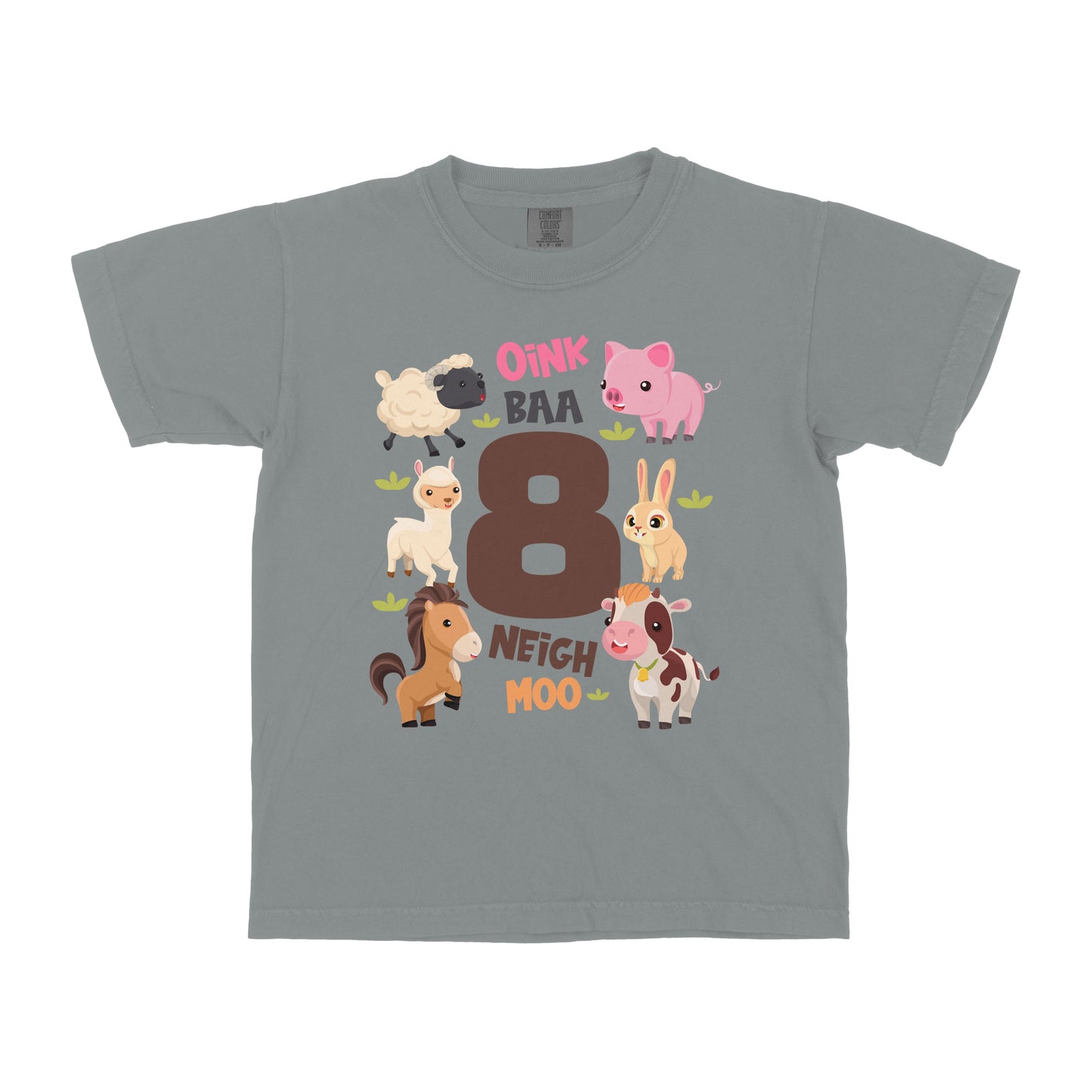 FARM ANIMALS BIRTHDAY CUSTOM YOUTH SHIRT