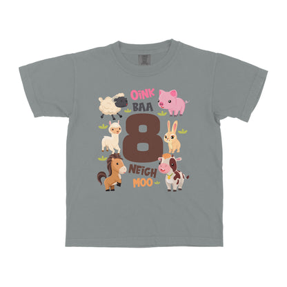 FARM ANIMALS BIRTHDAY CUSTOM YOUTH SHIRT