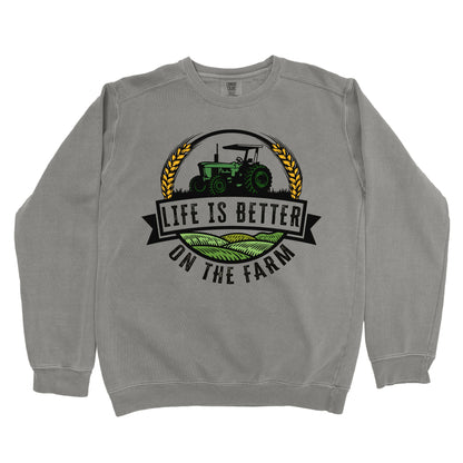 LIFE IS BETTER ON THE FARM PREMIUM SWEATSHIRT