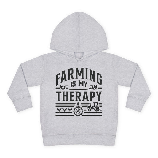 FARMING IS MY THERAPY TODDLER HOODIE