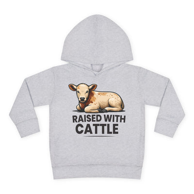 RAISED WITH CATTLE TODDLER HOODIE