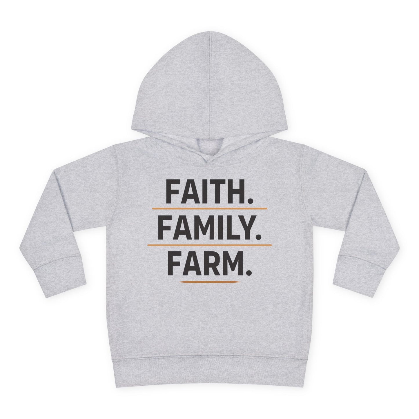 FAITH. FAMILY. FARM. TODDLER HOODIE
