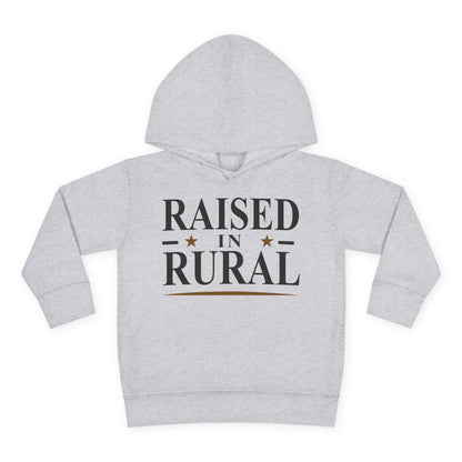 RAISED IN RURAL TODDLER HOODIE