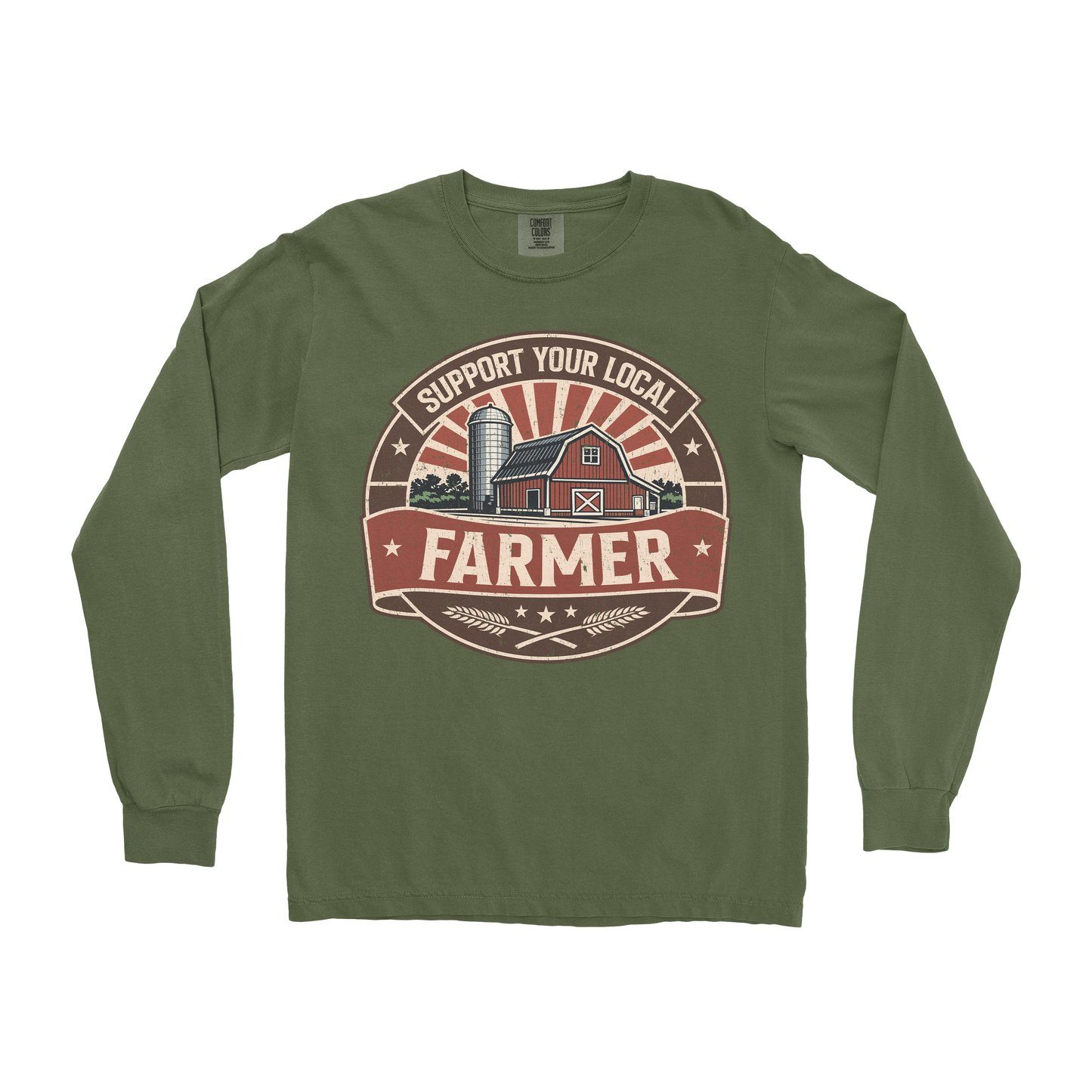 SUPPORT YOUR LOCAL FARMERS LONG SLEEVE SHIRT