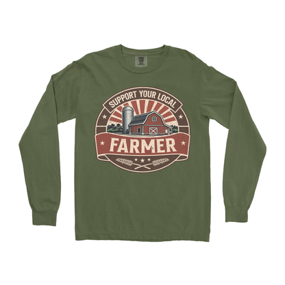 SUPPORT YOUR LOCAL FARMERS LONG SLEEVE SHIRT