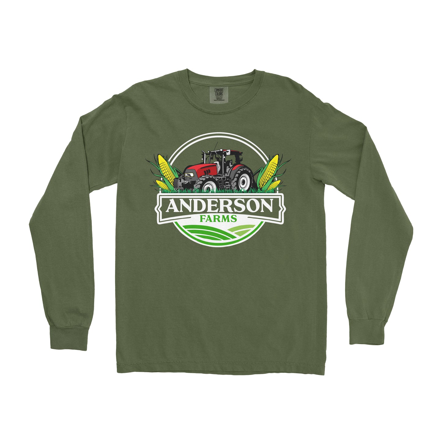 CORN FARM CUSTOM LONG SLEEVE SHIRT O2