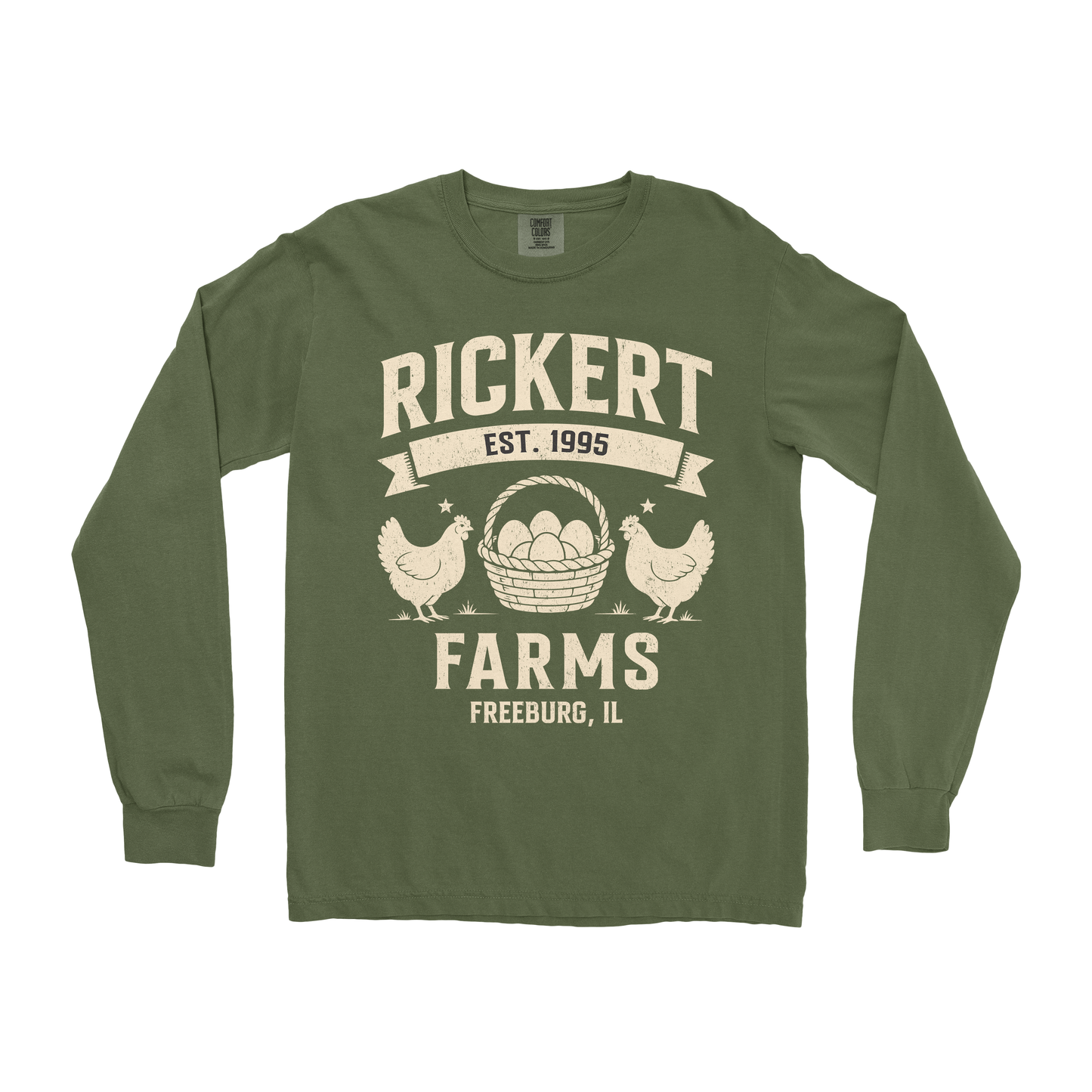 POULTRY FARM CUSTOM LONG SLEEVE SHIRT P21