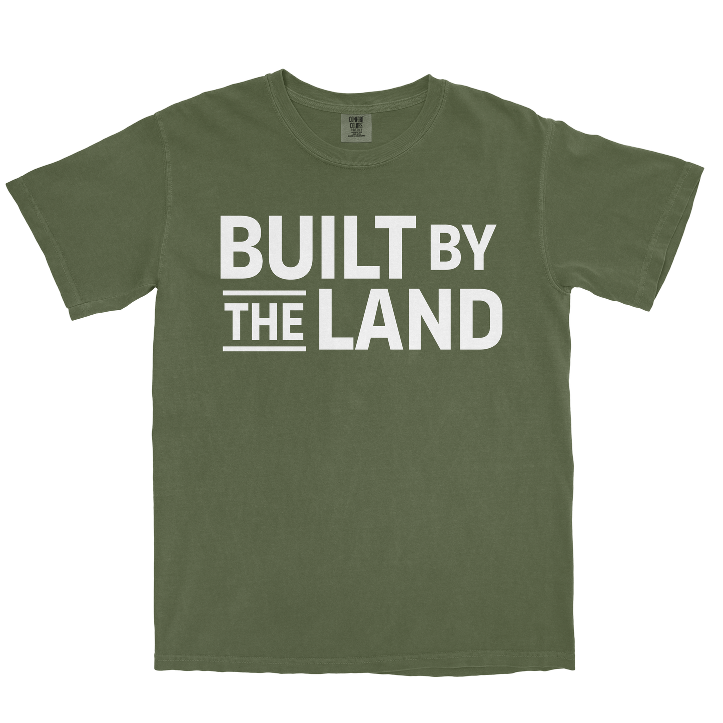 BUILT BY THE LAND SHIRT
