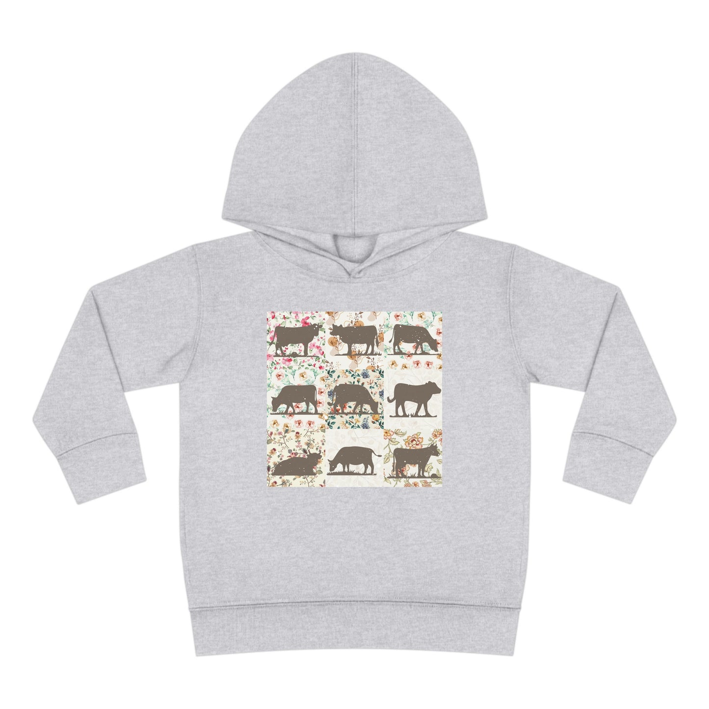 COW PATTERN TODDLER HOODIE