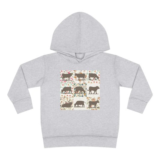 COW PATTERN TODDLER HOODIE