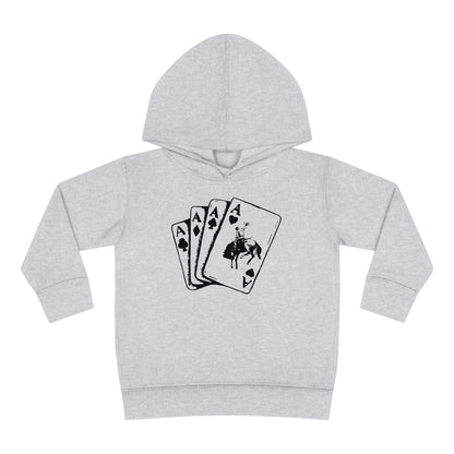 COWBOY ACE OF SPADES TODDLER HOODIE