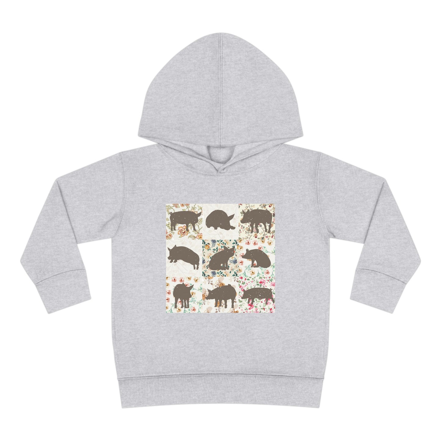 PIG PATTERN TODDLER HOODIE