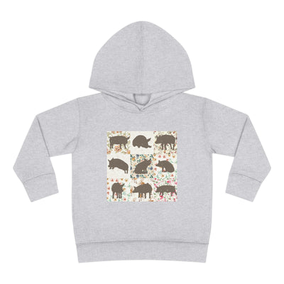 PIG PATTERN TODDLER HOODIE