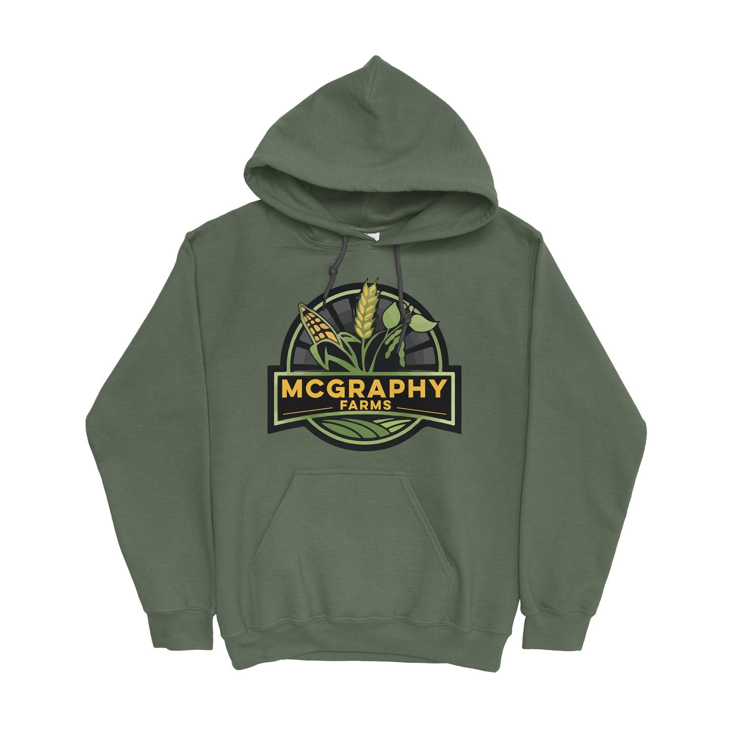 CORN WHEAT SOYBEANS FARM CUSTOM HOODIE W1