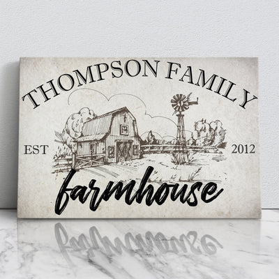 FARMOUSE PERSONALIZED CANVAS