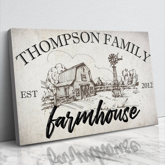 FARMOUSE PERSONALIZED CANVAS