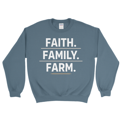 FAITH. FAMILY. FARM. SWEATSHIRT