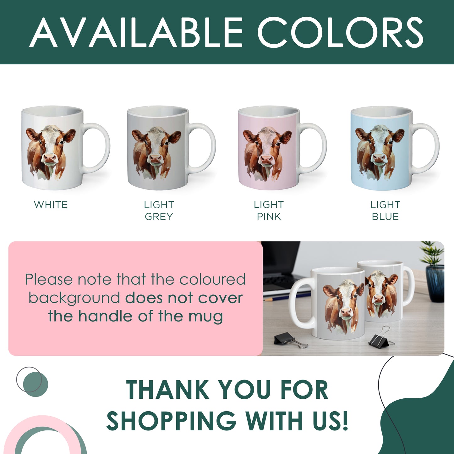 BROWN COW COFFEE MUG