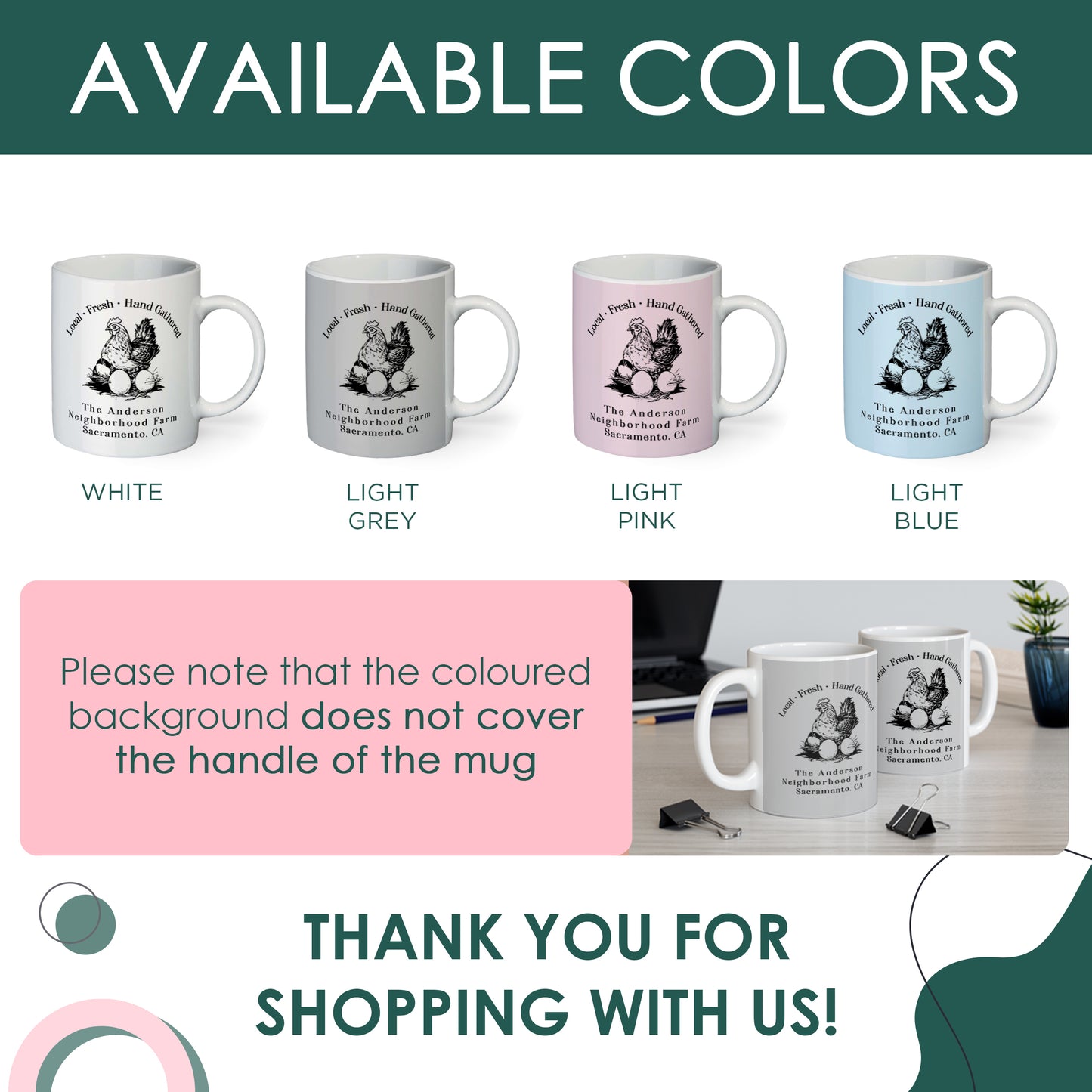 POULTRY FARM CUSTOM COFFEE MUG P8