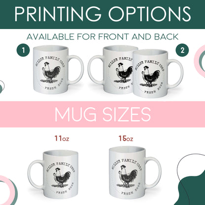 POULTRY FARM CUSTOM COFFEE MUG P9