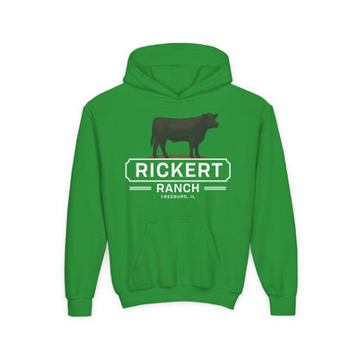 ANGUS CATTLE FARM CUSTOM YOUTH HOODIE A4